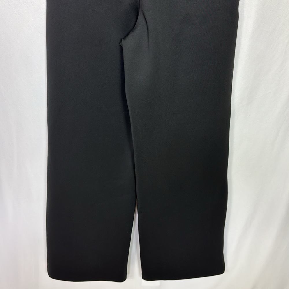 Good American Luxe Suiting Column Wide Leg Trousers Pants‎ Size 10/30 Black - Picture 12 of 16